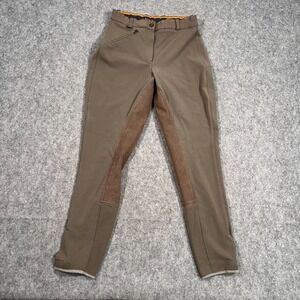 Ovation Brown Equestrian Full Seat Breeches Riding Pants‎ Women's Size 26